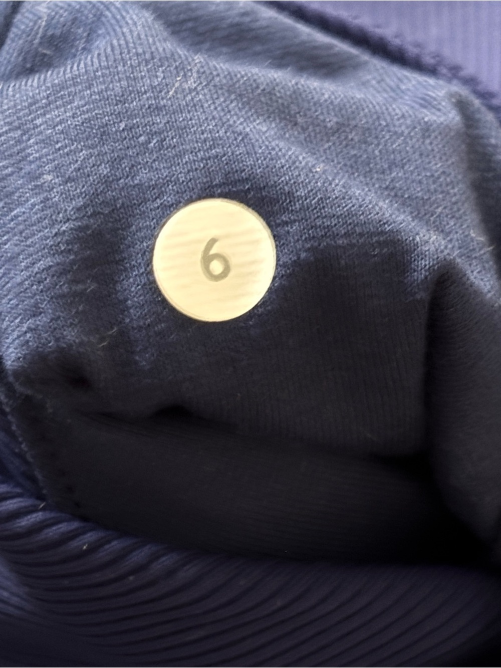 Lululemon In Flux Jacket Hoodie Reversible Navy Size 6 Thumbholes - Picture 11 of 11